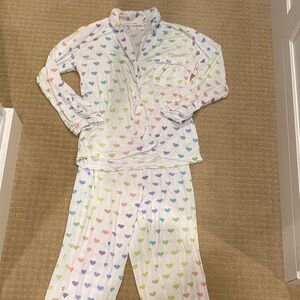 Stripe & Stare Pastel Hearts Women’s Pajamas size S